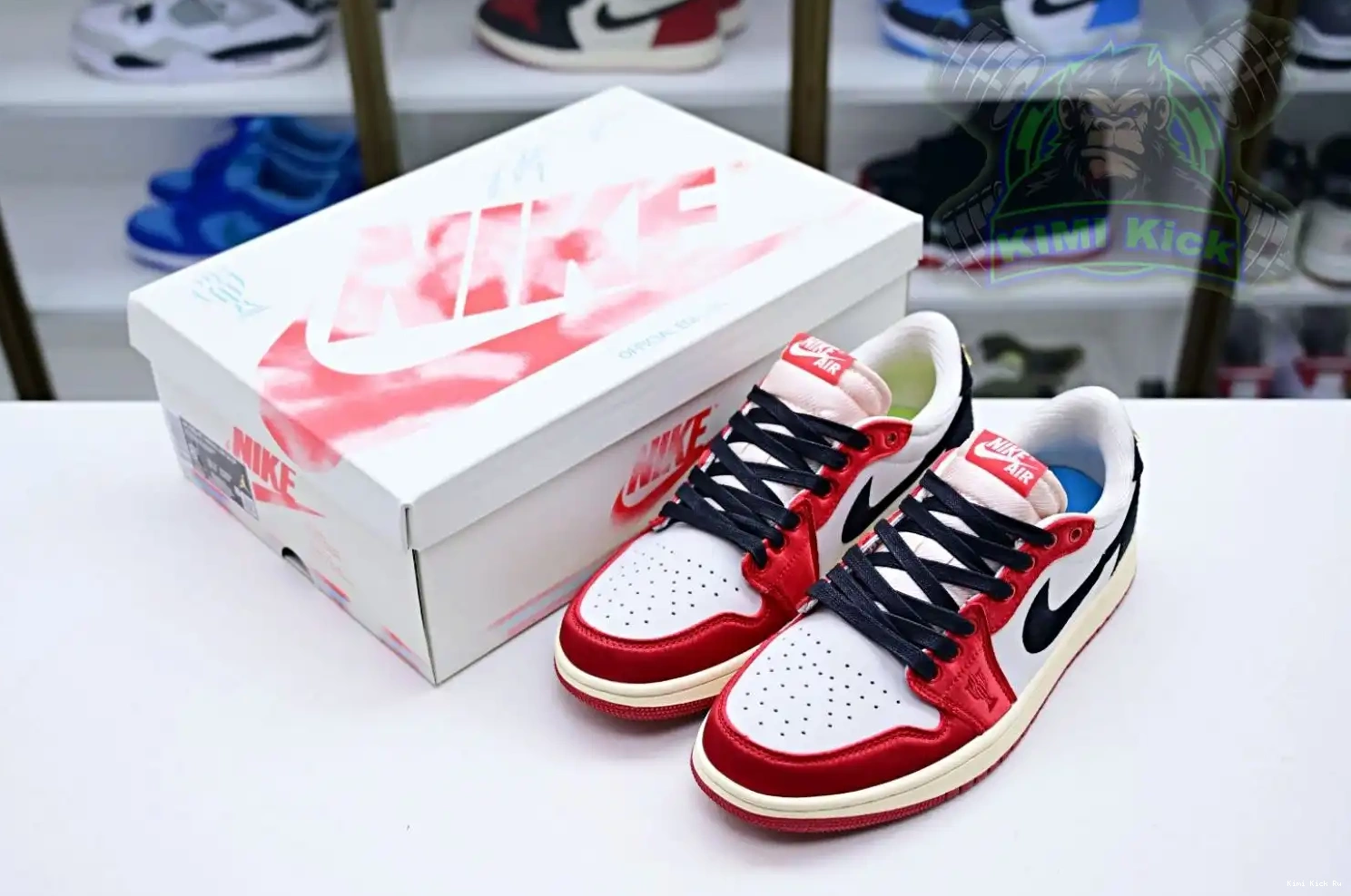 OG Low Air Jordan Kimikick Jordan Room x 1 Trophy “Away” 0613
